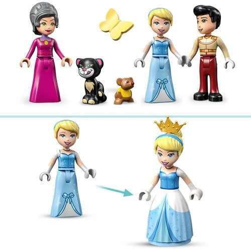 LEGO Disney Princess 43206 O Castelo da Cinderela e do Príncipe Encantado - Image 7