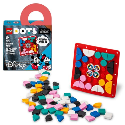 LEGO DOTS 41963 Placa Decorativa Coser Mickey Mouse; Minnie Mouse - Image 2