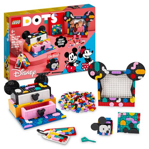 LEGO DOTS 41964 Caixa Projeto Regresso à Escola Mickey Mouse & Minnie Mouse - Image 2