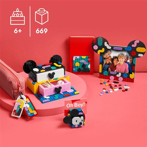 LEGO DOTS 41964 Caixa Projeto Regresso à Escola Mickey Mouse & Minnie Mouse - Image 4