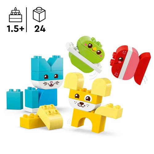 LEGO® DUPLO My First 10477 - Animais Criativos Adoráveis 3 em 1 - Image 3