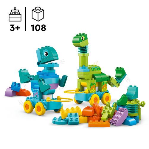 LEGO® DUPLO® Town 10451 - Dinossauros Sobre Rodas 3em1 - Image 3