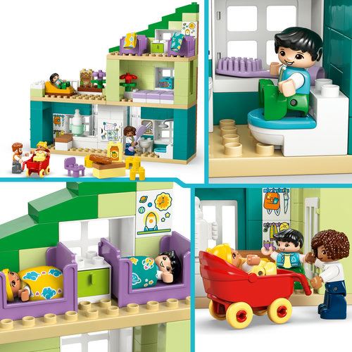 LEGO® DUPLO Town 10470 - Casa de Família Moderna 3 em 1 com Figuras - Image 4