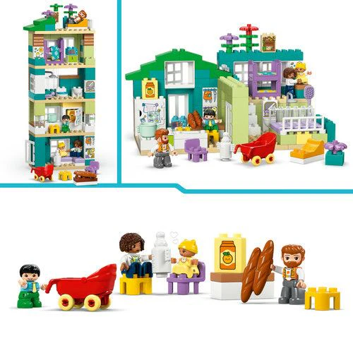 LEGO® DUPLO Town 10470 - Casa de Família Moderna 3 em 1 com Figuras - Image 5