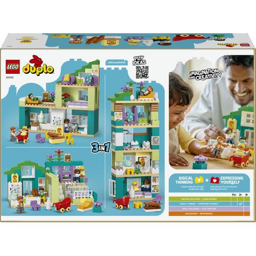 LEGO® DUPLO Town 10470 - Casa de Família Moderna 3 em 1 com Figuras - Image 8