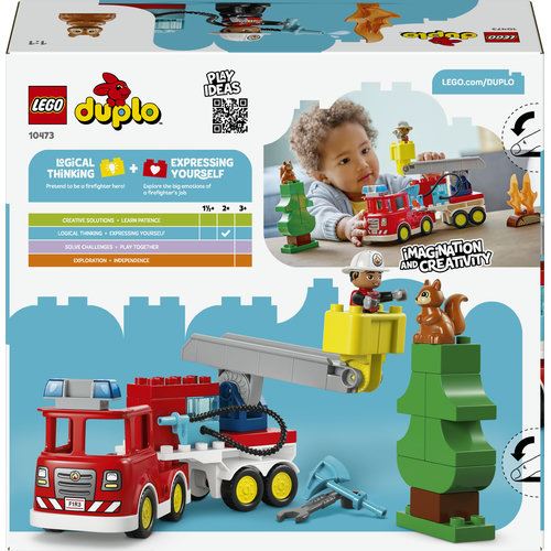 LEGO® DUPLO Town 10473 - Camião dos Bombeiros com Mangueira e Bombeiro - Image 2