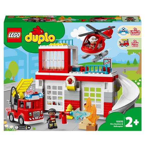 LEGO DUPLO Town 10970 Quartel dos Bombeiros e Helicóptero - Image 2