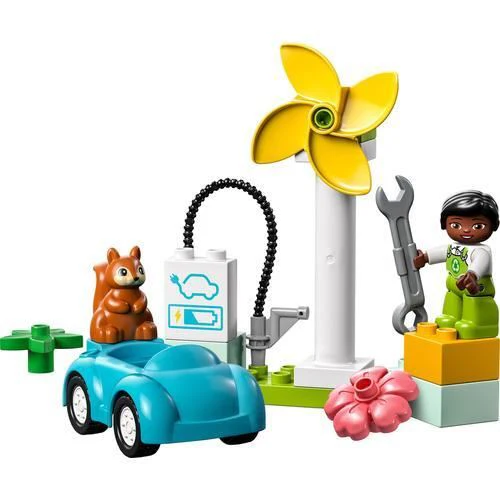 LEGO DUPLO Town 10985 - Turbina Eólica e Carro Elétrico - Image 3