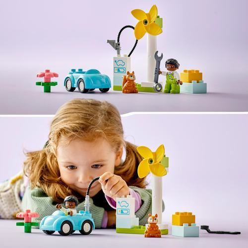 LEGO DUPLO Town 10985 - Turbina Eólica e Carro Elétrico - Image 4
