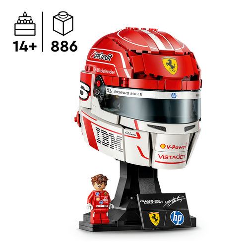 LEGO® Editions Fórmula 1 43014 - Capacete Scuderia Ferrari HP de Charles Leclerc - Image 3