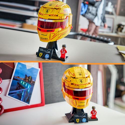 LEGO® Editions Fórmula 1 43022 - Capacete Scuderia Ferrari HP de Lewis Hamilton - Image 6