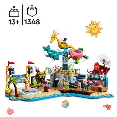 LEGO Friends 41737 - Parque de Diversões na Praia - Image 2