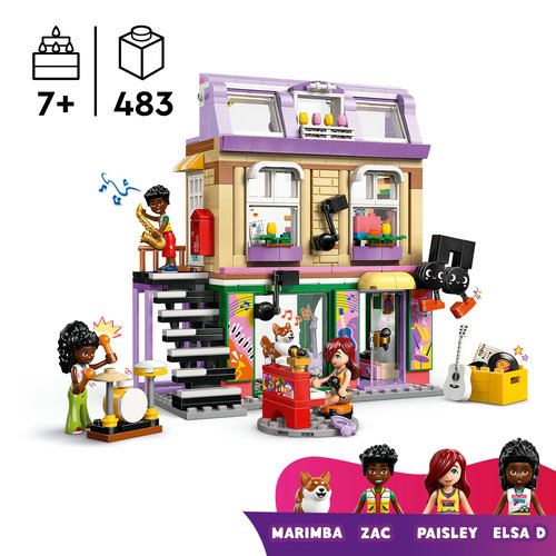 LEGO® Friends 42653 - Loja de Música e Apartamento - Image 3