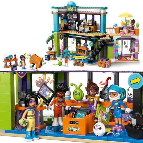 LEGO® Friends 42674 - Loja de Bandas Desenhadas e Jogos - Image 4