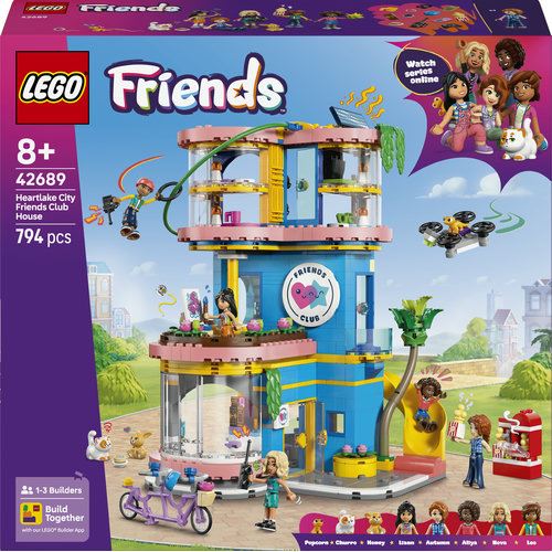 LEGO® Friends 42689 - Sede do Clube dos Friends de HLC