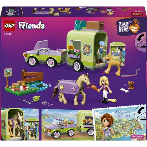LEGO® Friends 42695 - Reboque Para Cavalo e Potro - Image 9