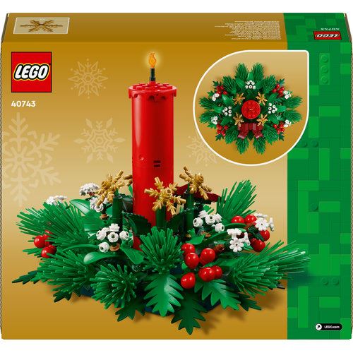 LEGO® Iconic 40743 - Decoração de Mesa de Natal - Image 8