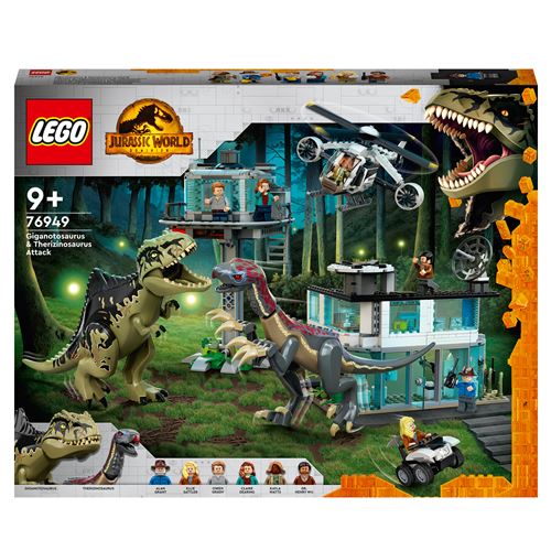 LEGO Jurassic World 76949 Ataque do Giganotossauro e do Therizinossauro