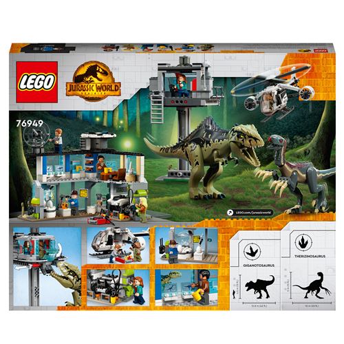 LEGO Jurassic World 76949 Ataque do Giganotossauro e do Therizinossauro - Image 10