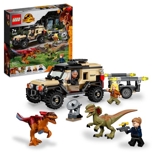 LEGO Jurassic World 76951 Transporte de Piroraptor e de Dilofossauro - Image 2