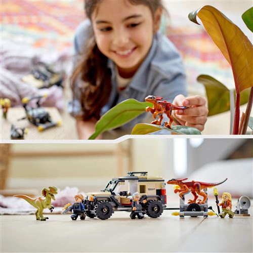 LEGO Jurassic World 76951 Transporte de Piroraptor e de Dilofossauro - Image 8