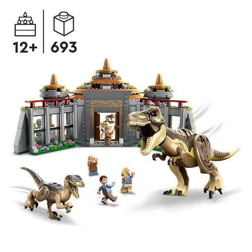 LEGO Jurassic World 76961 - Centro de Visitantes: Ataque de T. Rex e Raptor - Image 2