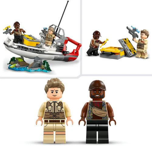 LEGO® Jurassic World 76974 - Missão de Barco com Mosassauro Construído com Peças - Image 5