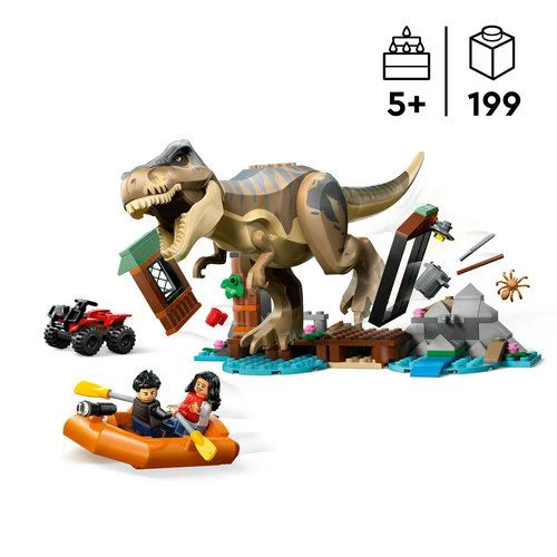 LEGO® Jurassic World 76975 - Fuga Pelo Rio do T. Rex - Image 3