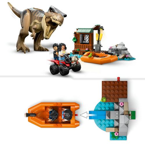 LEGO® Jurassic World 76975 - Fuga Pelo Rio do T. Rex - Image 4