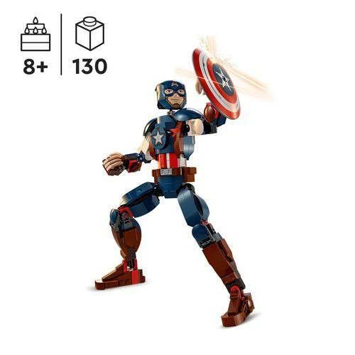 LEGO Marvel Super Heroes 76258 - Figura de Construção de Captain America - Image 2