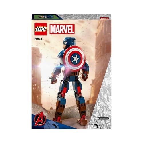 LEGO Marvel Super Heroes 76258 - Figura de Construção de Captain America - Image 8