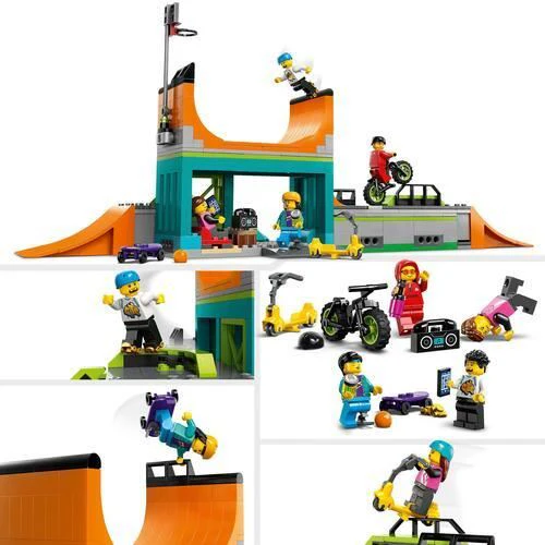 LEGO My City 60364 - Parque Urbano Skatepark de Rua - Image 4