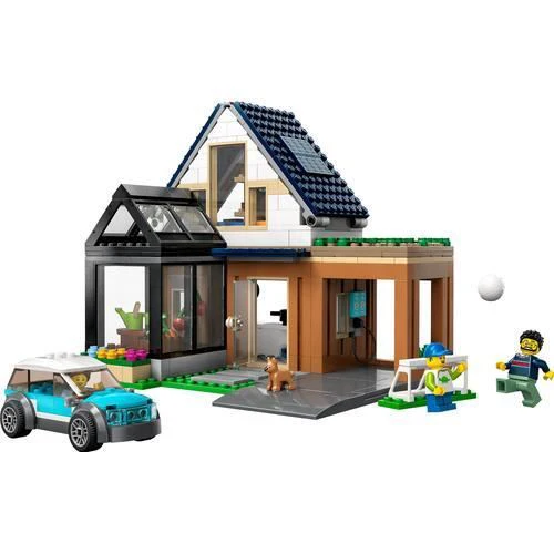 LEGO My City 60398 - Casa de Família e Carro Elétrico - Image 3