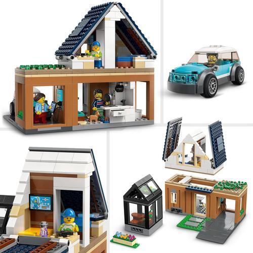 LEGO My City 60398 - Casa de Família e Carro Elétrico - Image 4