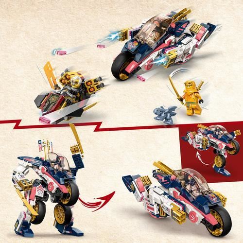 LEGO Ninjago 71792 - Mota de Corrida Transformável em Mech da Sora - Image 4