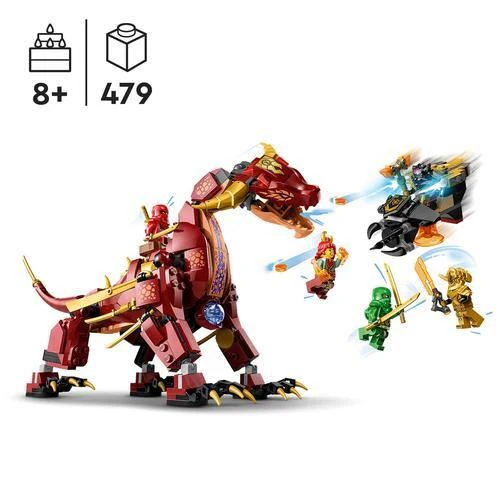 LEGO Ninjago 71793 - Dragão da Lava Transformável em Onda de Calor - Image 2