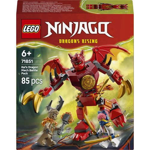 LEGO® Ninjago 71851 - Pack de Batalha do Robô Dragão do Kai