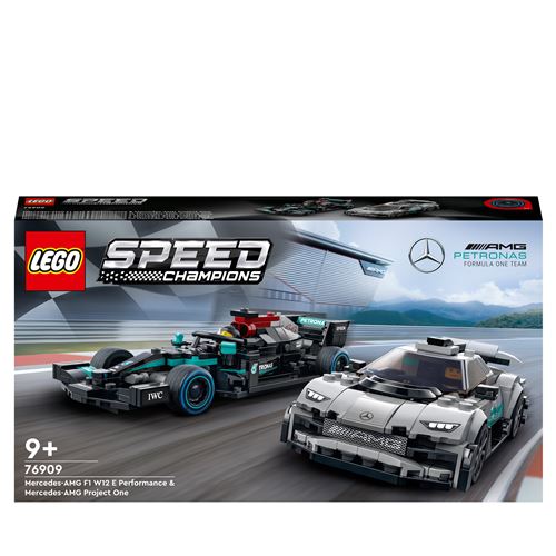 LEGO Speed Champions 76909 Mercedes-AMG Fórmula 1® W12 E Performance e Mercedes-AMG Project One