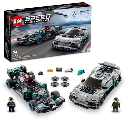 LEGO Speed Champions 76909 Mercedes-AMG Fórmula 1® W12 E Performance e Mercedes-AMG Project One - Image 2