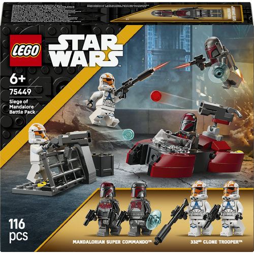 LEGO® Star Wars™ 75449 - Pacote de Combate do Cerco de Mandalore