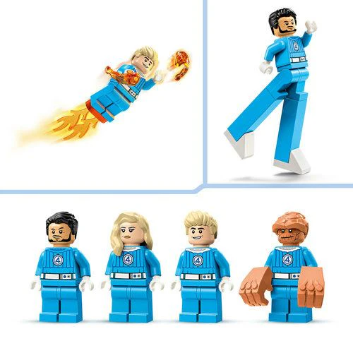 LEGO® Super Heroes Marvel 76316 - Quarteto Fantástico vs. Figura de Construção de Galactus - Image 5