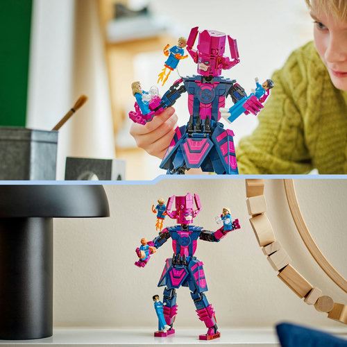 LEGO® Super Heroes Marvel 76316 - Quarteto Fantástico vs. Figura de Construção de Galactus - Image 6