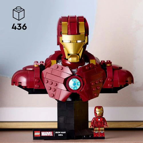 LEGO® Super Heroes Marvel 76327 - Busto do Iron Man MK4 - Image 3