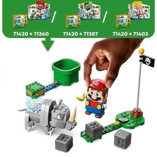LEGO Super Mario 71420 - Set de Expansão Rambi, o Rinoceronte - Image 4