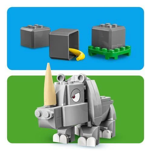 LEGO Super Mario 71420 - Set de Expansão Rambi, o Rinoceronte - Image 6