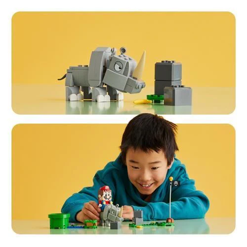 LEGO Super Mario 71420 - Set de Expansão Rambi, o Rinoceronte - Image 7