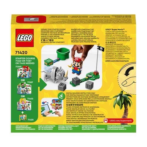 LEGO Super Mario 71420 - Set de Expansão Rambi, o Rinoceronte - Image 9