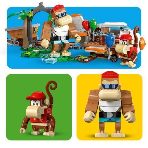 LEGO Super Mario 71425 - Set de Expansão Corrida de Carrinhos de Mina de Diddy Kong - Image 4