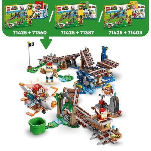 LEGO Super Mario 71425 - Set de Expansão Corrida de Carrinhos de Mina de Diddy Kong - Image 7