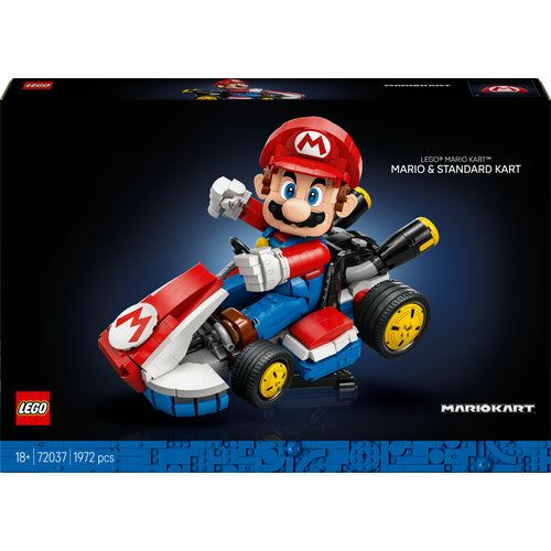 LEGO® Super Mario 72037 - Mario Kart™: Mario e Kart Padrão